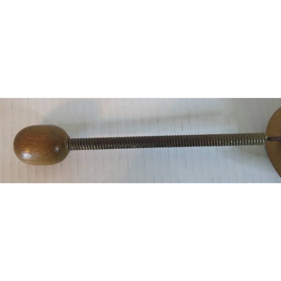 VINTAGE Shoe Trees Stretcher Pair Men's Wood Metal Size Large West Germany - Picture 8 of 13